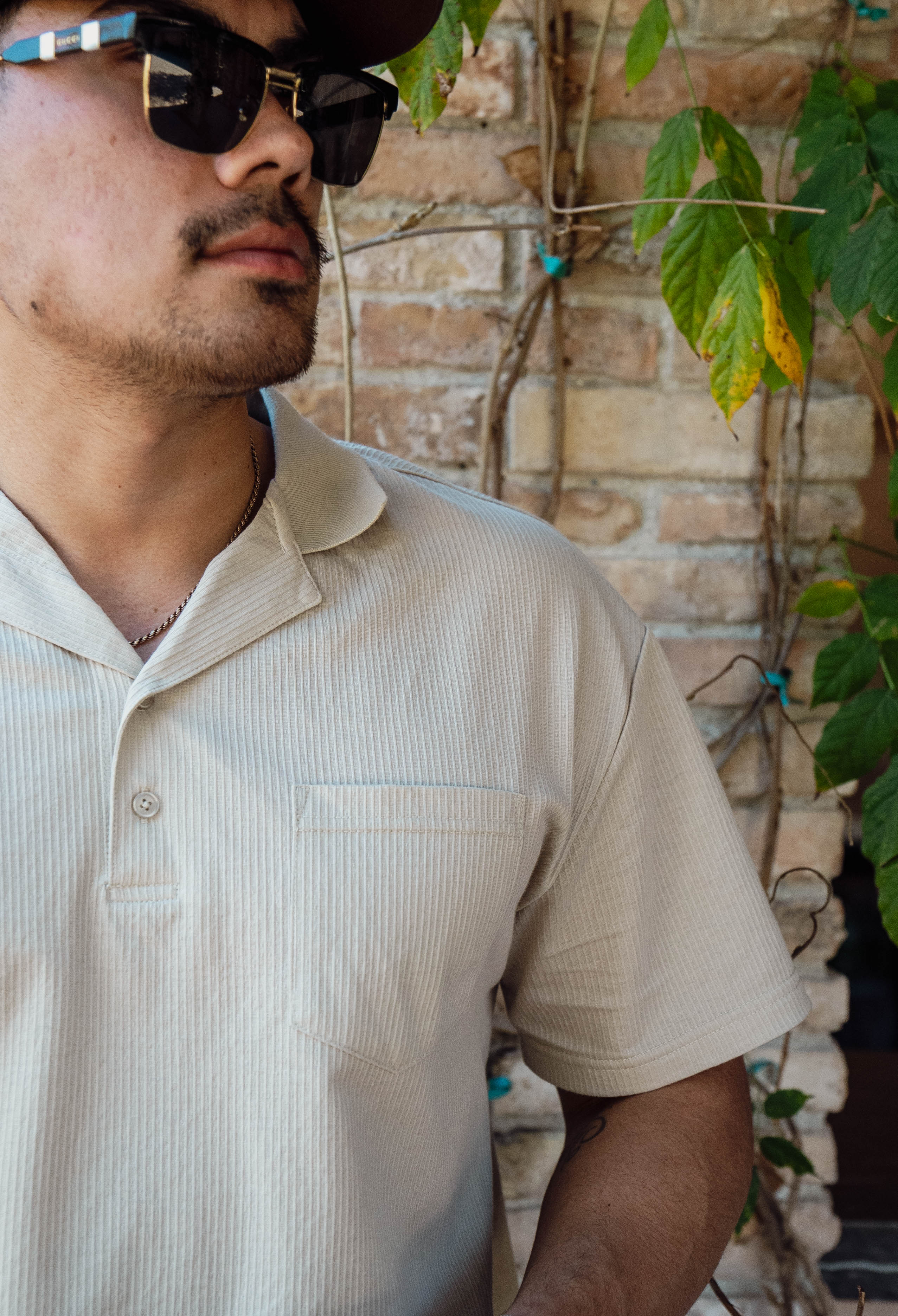 Ottoman Camp Collar Polo - Sand – Howie Benson